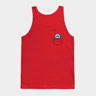 Funny Shark WTF Tank Top